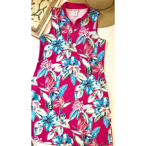 Tommy Bahama Tropical Print Golf Dress - Picture 1 of 15